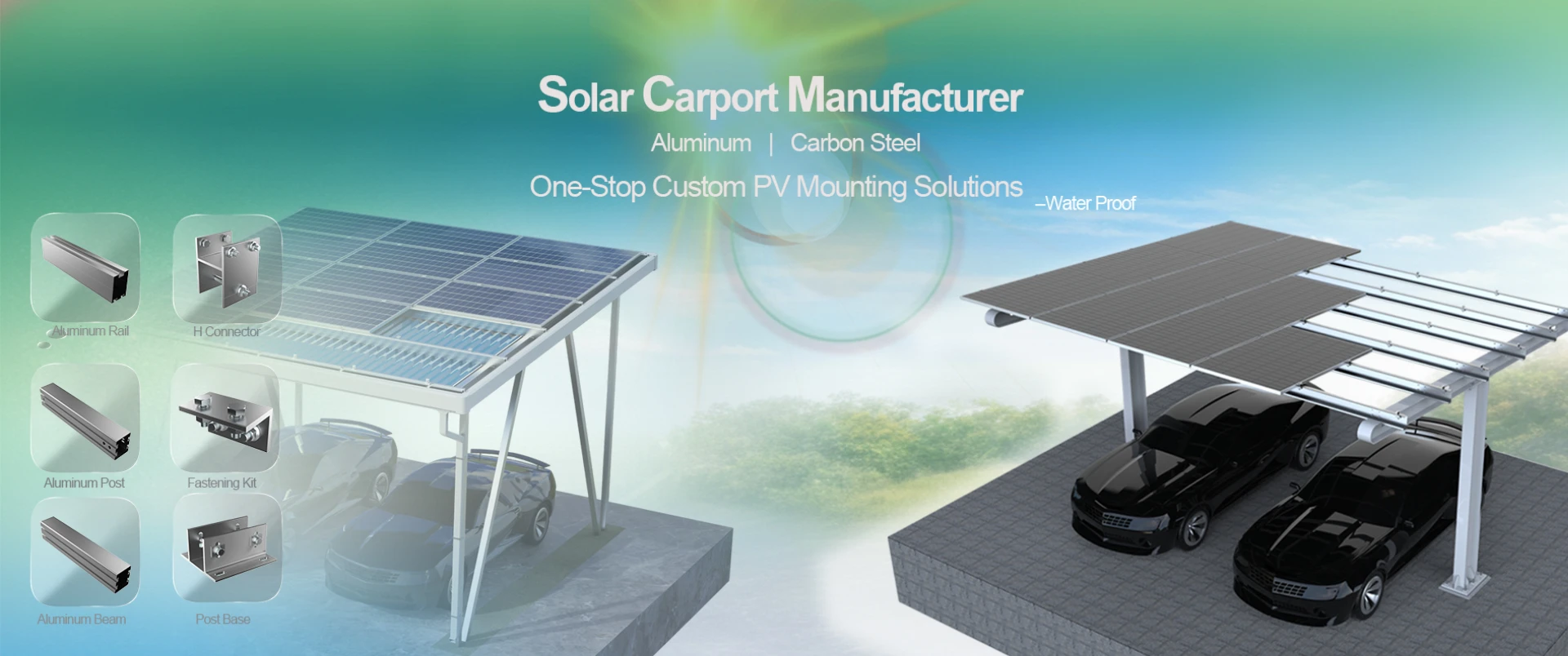 Fabricante de garagem solar