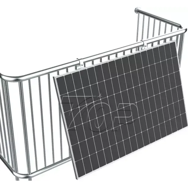 Sistema de montagem solar para varanda de alumínio