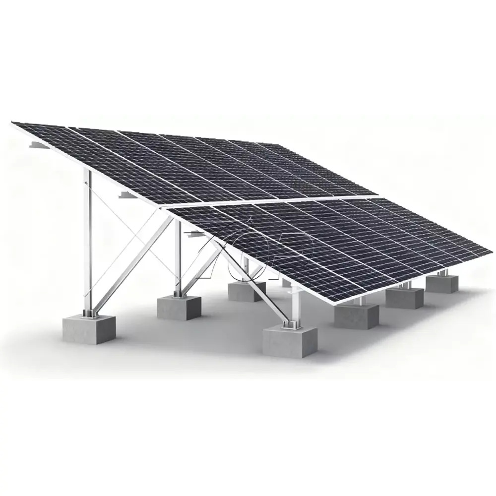 Sistema de rack de montagem solar no solo
