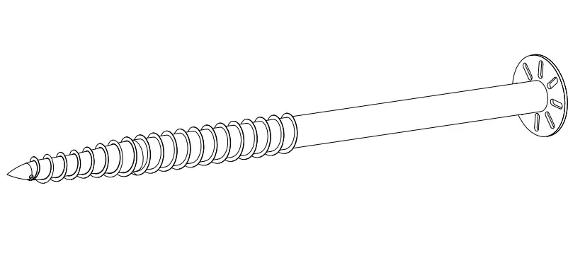 Ground Screw Pile For Solar Mounting System