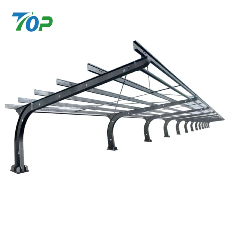 Garagem solar de aço irregular