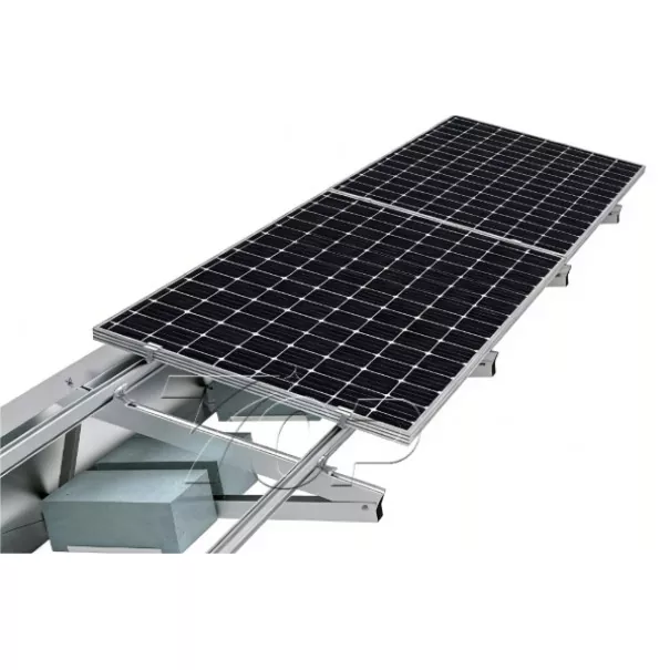 Suporte de lastro solar não penetrante para telhado plano